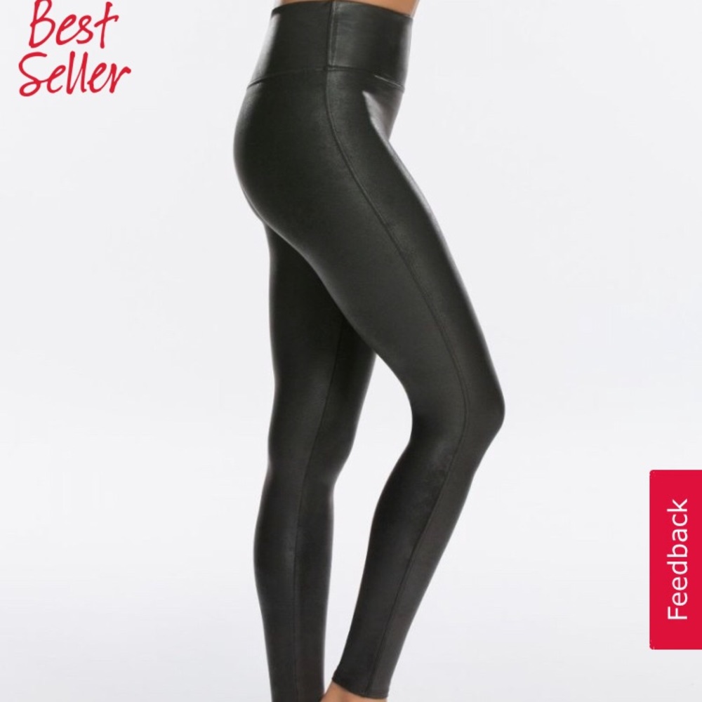 Faux Leather Leggings by Spanx
